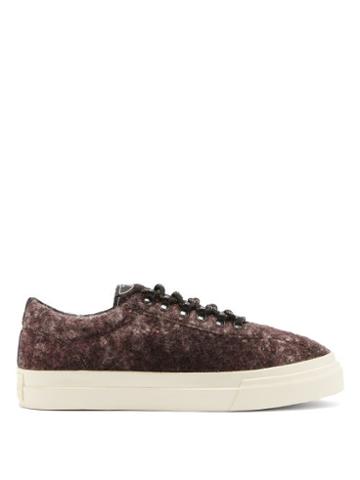 Matchesfashion.com Stepney Workers Club - Dellow Boucl Trainers - Mens - Dark Brown