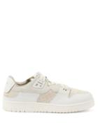 Acne Studios - Panelled Leather Trainers - Mens - White