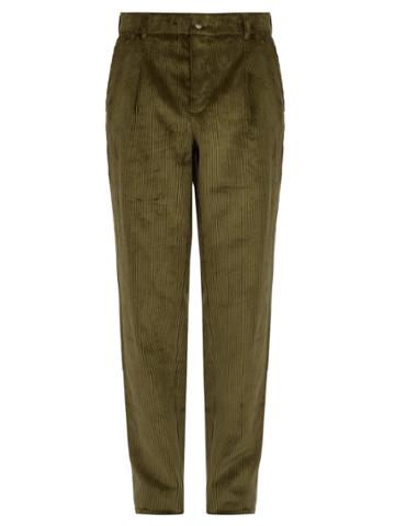De Bonne Facture Slim-leg Corduroy Trousers