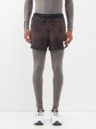 Satisfy - Justice 5 Faded Unlined Shorts - Mens - Black