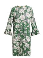 Matchesfashion.com La Doublej - 24/7 Lilium Verde Print Dress - Womens - Green Print
