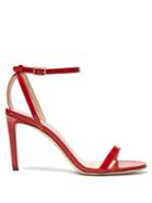 Matchesfashion.com Jimmy Choo - Minny 85 Patent Leather Sandals - Womens - Red