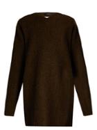 Ellery Napolean Open-back Wool Sweater