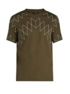 Blackbarrett By Neil Barrett Geometric-print Cotton T-shirt