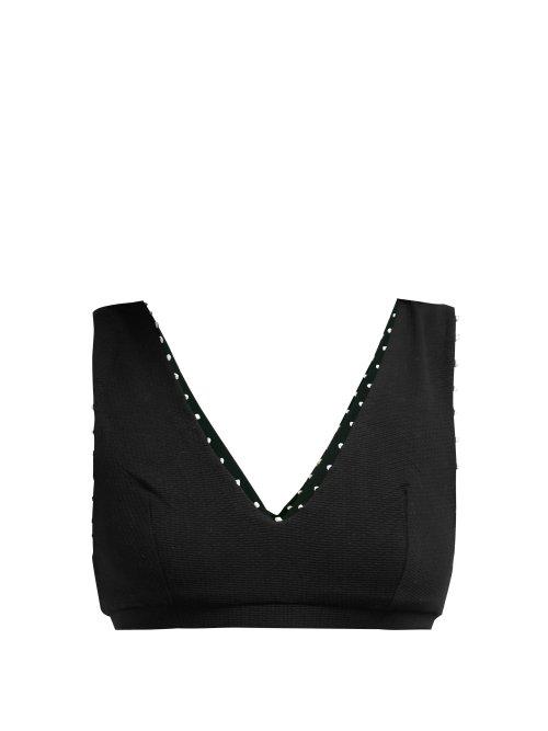 Matchesfashion.com Marysia - French Gramercy Bikini Top - Womens - Black