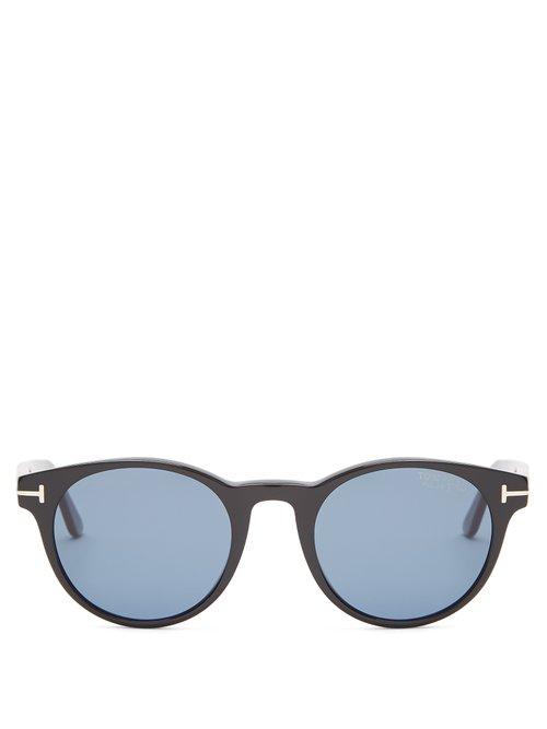 Matchesfashion.com Tom Ford Eyewear - Palmer Acetate Sunglasses - Mens - Black Multi