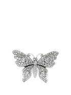 Matchesfashion.com Gucci - Crystal Embellished Butterfly Brooch - Womens - Crystal