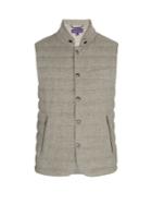 Ralph Lauren Purple Label Whitwell Quilted Wool And Cotton-blend Down Gilet
