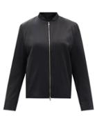 Ladies Rtw Totme - Satin Bomber Jacket - Womens - Black