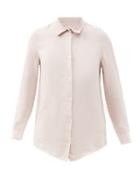 Matchesfashion.com Le Sirenuse, Positano - Sparrow Linen Shirt - Womens - Light Pink