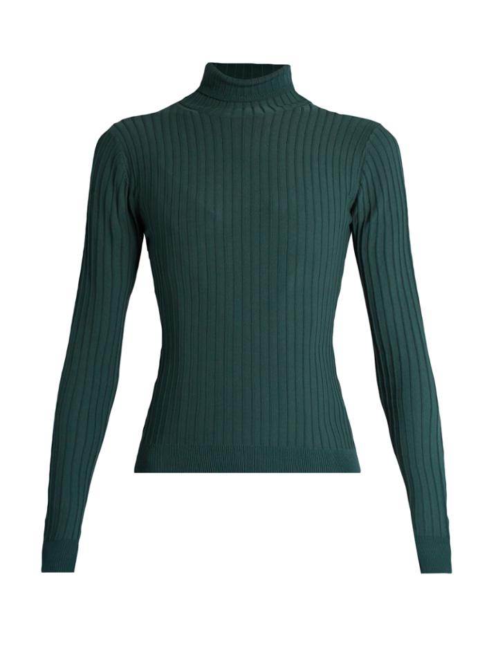 Acne Studios Ida Roll-neck Ribbed-knit Sweater