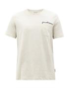 Oliver Spencer - Logo-print Organic-cotton Jersey T-shirt - Mens - Cream