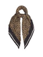 Balenciaga Leopard-print Scarf