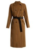 Brunello Cucinelli Double-breasted Cotton-gabardine Trench Coat