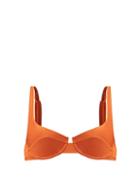 Matchesfashion.com Fisch - Grenadins Underwired Bikini Top - Womens - Orange