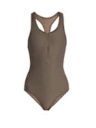 Heidi Klein Huntington Racer-back Swimsuit