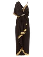 Matchesfashion.com Gucci - Naomi Crystal-embellished Dress - Womens - Black