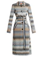 Missoni Long Zigzag Print Coat