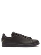 Matchesfashion.com Raf Simons X Adidas - Stan Smith Low Top Leather Trainers - Mens - Black