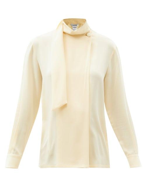 Matchesfashion.com Max Mara - Onorata Blouse - Womens - Ivory