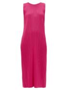 Matchesfashion.com Pleats Please Issey Miyake - Technical-pleated Dress - Womens - Pink