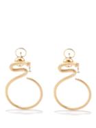 Ladies Jewellery Ammanii - The First Ruler Gold-vermeil Snake Earrings - Womens - Gold