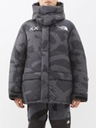 The North Face Xx Kaws - 1994 Retro Himalayan Printed Hooded Down Parka - Mens - Black