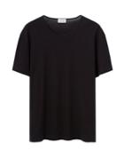 Lemaire - Ribbed-jersey T-shirt - Mens - Black