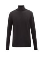 Raey - Recycled Cashmere-blend Roll-neck Sweater - Mens - Black