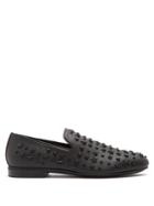 Jimmy Choo Sloane Star-appliqu Leather Loafers