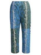 Pleats Please Issey Miyake Animal-print Pleated Trousers