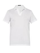 Matchesfashion.com The Gigi - Open Collar Ribbed Cotton Blend Polo Shirt - Mens - White