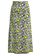 Joostricot Floral-intarsia Stretch-jersey Skirt