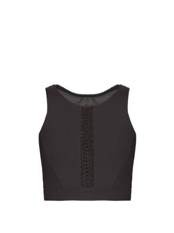 Matchesfashion.com Track & Bliss - Protagonist Cropped Top - Womens - Black