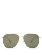 Matchesfashion.com The Row - X Oliver Peoples Ellerston Titanium Sunglasses - Womens - Black Gold