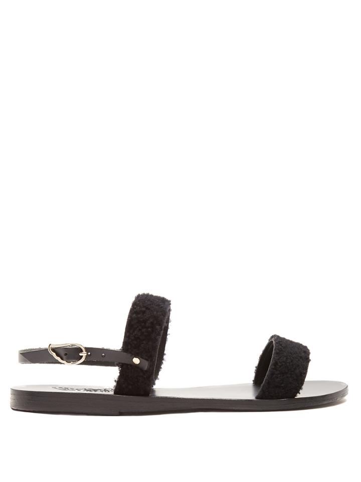 Ancient Greek Sandals Clio Shearling Sandals