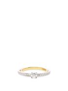 Ladies Fine Jewellery Charlotte Chesnais Fine Jewellery - Elipse Solitaire Diamond & 18kt Gold Ring - Womens - Gold