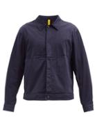 Matchesfashion.com 5 Moncler Craig Green - Frog-print Cotton-blend Twill Jacket - Mens - Navy