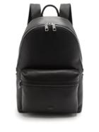 Matchesfashion.com Dolce & Gabbana - Palermo Logo-plaque Grained-leather Backpack - Mens - Black