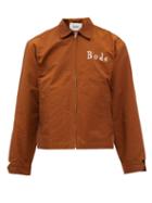 Bode - Monday Hand-painted Cotton-blend Jacket - Mens - Brown