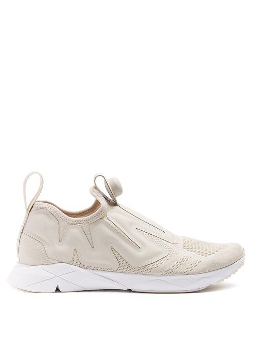 Matchesfashion.com Reebok - Pump Supreme Low Top Mesh Trainers - Mens - White