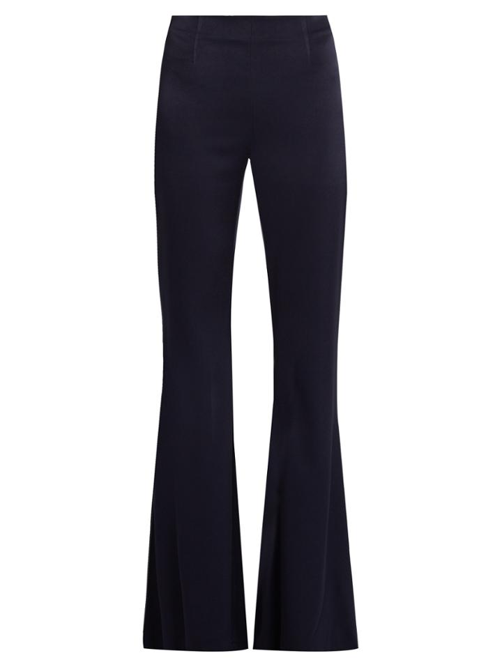 Galvan High-rise Wide-leg Satin Trousers
