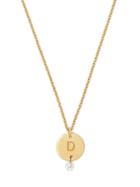 Matchesfashion.com Raphaele Canot - Set Free 18kt Gold & Diamond D Charm Necklace - Womens - Gold