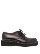 Matchesfashion.com Marni - Leather Derby Shoes - Mens - Black