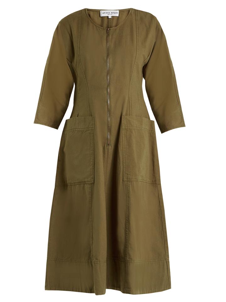 Apiece Apart Fernwood Cotton Midi Dress