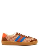 Matchesfashion.com Gucci - Jbg Retro Gg Supreme Trainers - Mens - Brown Multi