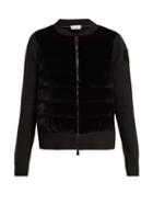 Matchesfashion.com Moncler - Maglione Wool Blend Cardigan - Womens - Black