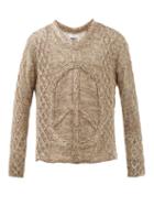 Erl - Cable-knit Linen Sweater - Mens - Brown
