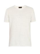 Altea Knitted Crew-neck Linen-blend T-shirt