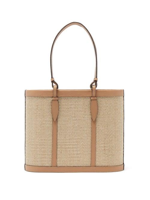 Matchesfashion.com Hunting Season - The Basket Leather Tote Bag - Womens - Tan